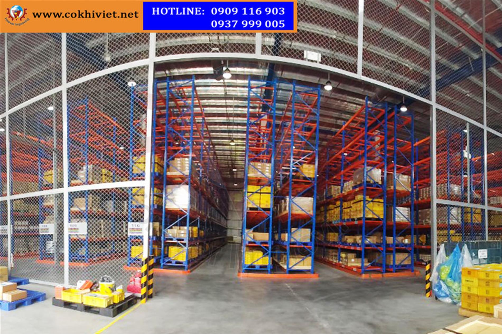 Hệ Thống Kệ VNA- Very Narrow Aisle