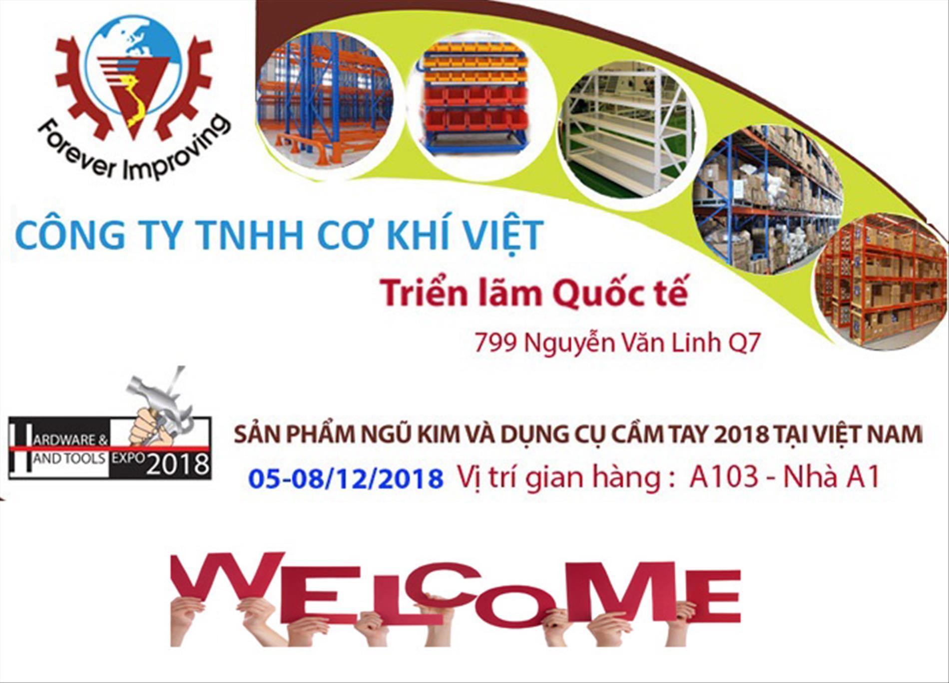 THÔNG BÁO: TRIỂN LÃM QUỐC TẾ SẢN PHẨM NGŨ KIM & DỤNG CỤ CẦM TAY 2018